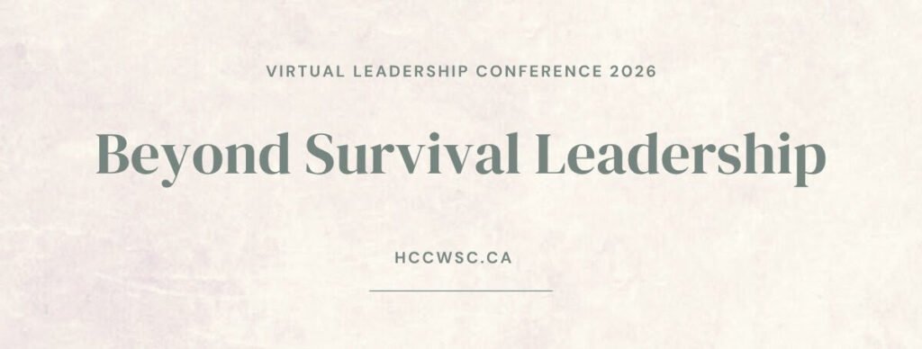 Hero image for the HCCWSC's first virtual conference event. The image shows the title of the event, the year, and says that it will be a virtual event.